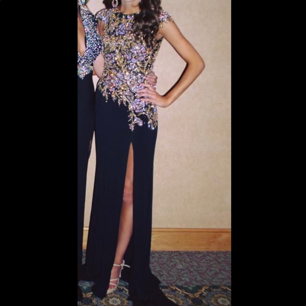Custom Sherri Hill Evening Gown